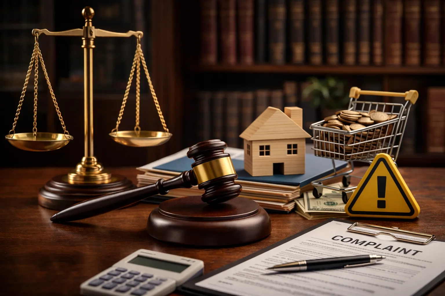 Tüketici hukuku temalı görsel: hak arama, sözleşmeler ve dengeli çözüm yaklaşımı