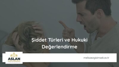 Şiddet Türleri ve Hukuki Değerlendirme