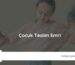 Çocuk Teslim Emri