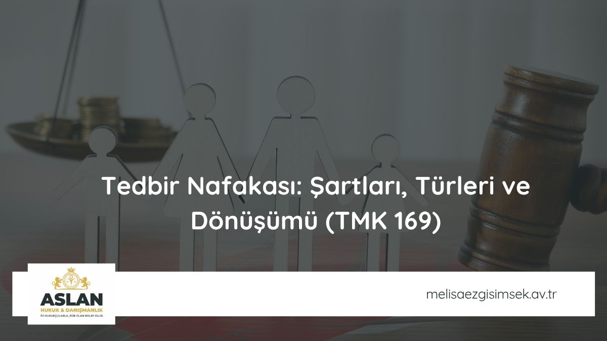Tedbir Nafakası: Şartları, Türleri ve Dönüşümü (TMK 169)