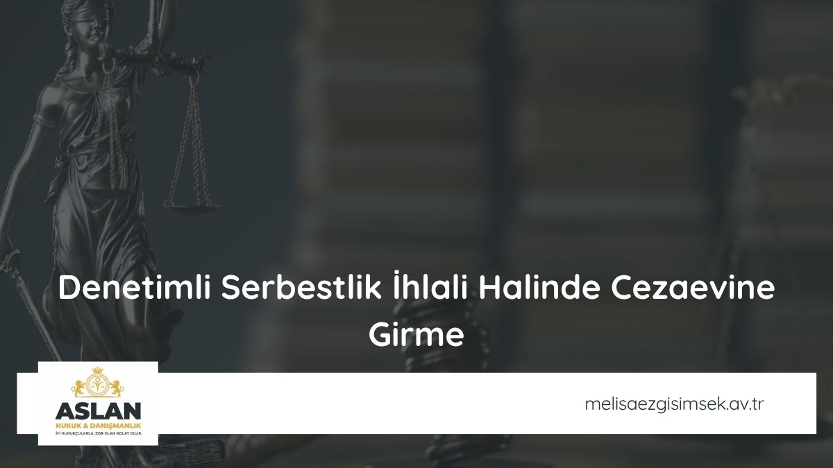 Denetimli Serbestlik İhlali Halinde Cezaevine Girme