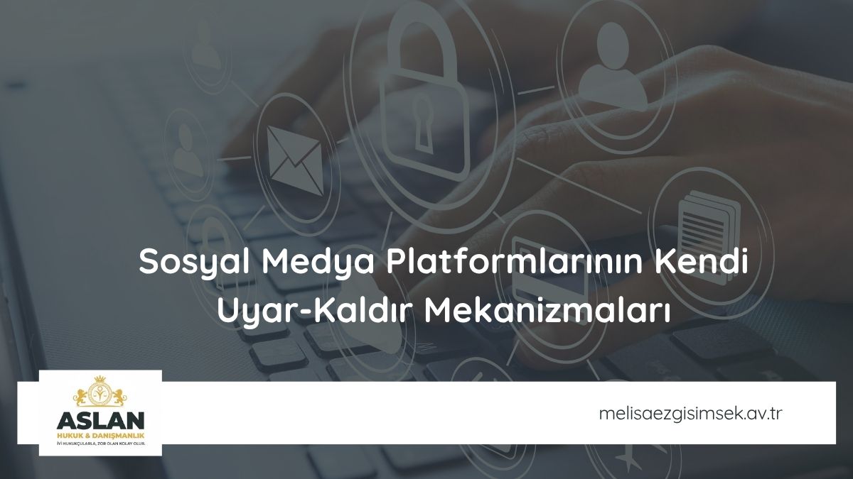 Sosyal Medya Platformlarının Kendi Uyar-Kaldır Mekanizmaları