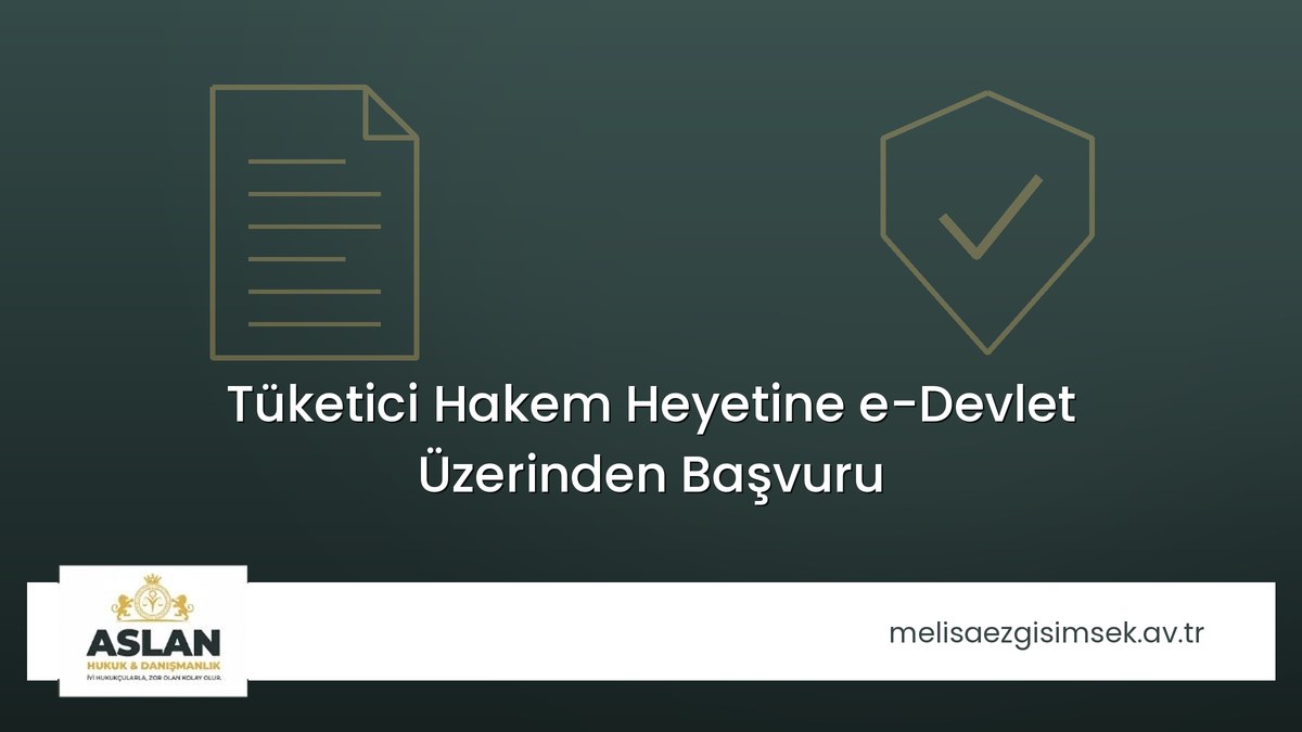 Tüketici Hakem Heyetine e-Devlet Üzerinden Başvuru